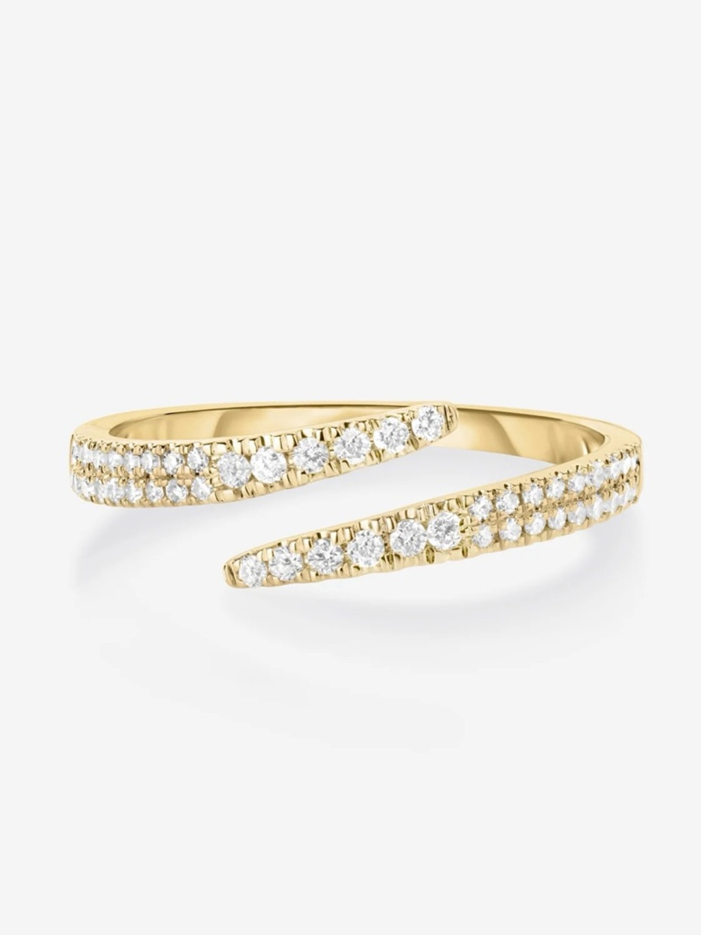 Ring Concierge Open Diamond Wrap Ring (Size 8)